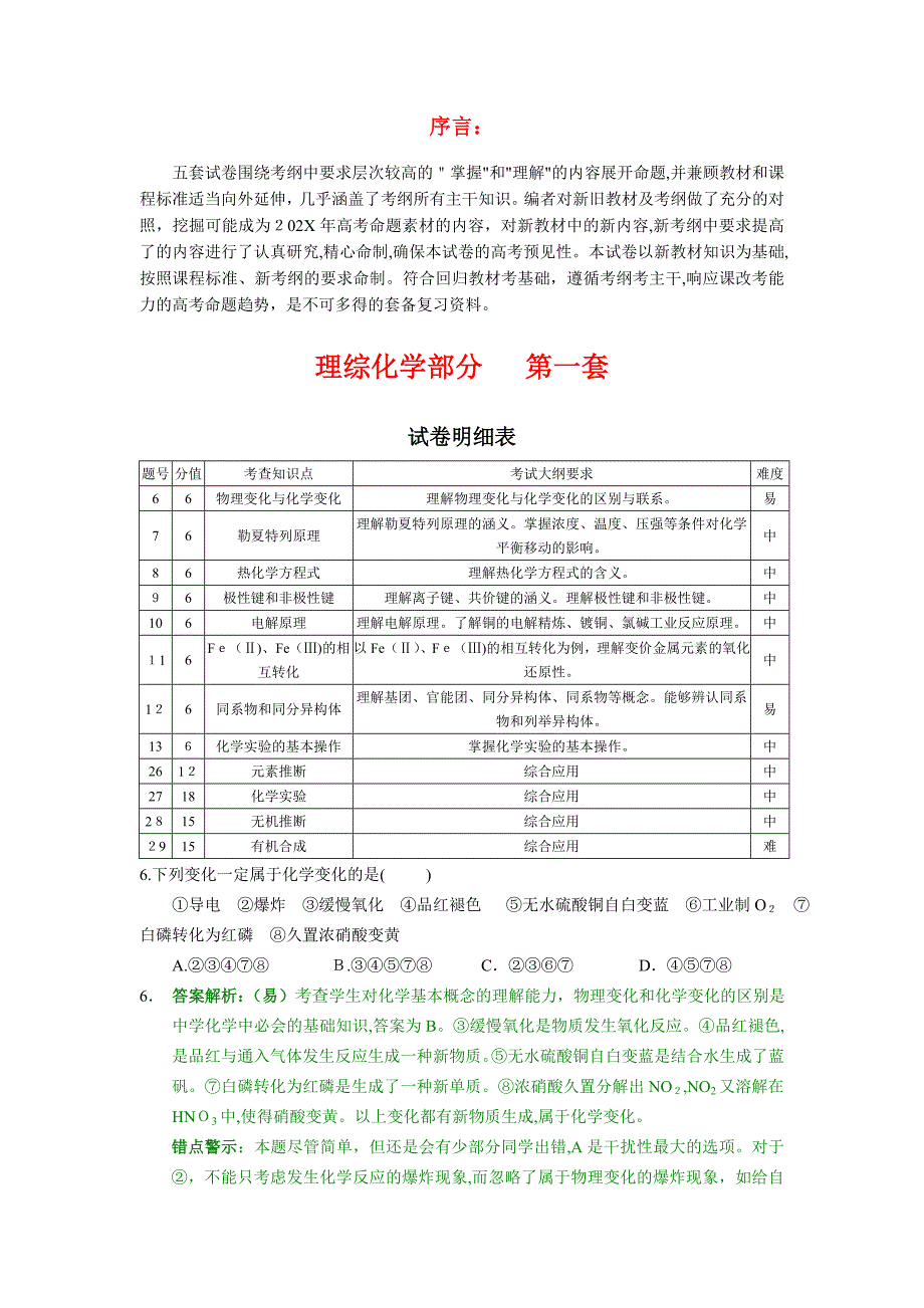 高考化学练习1高中化学_第1页