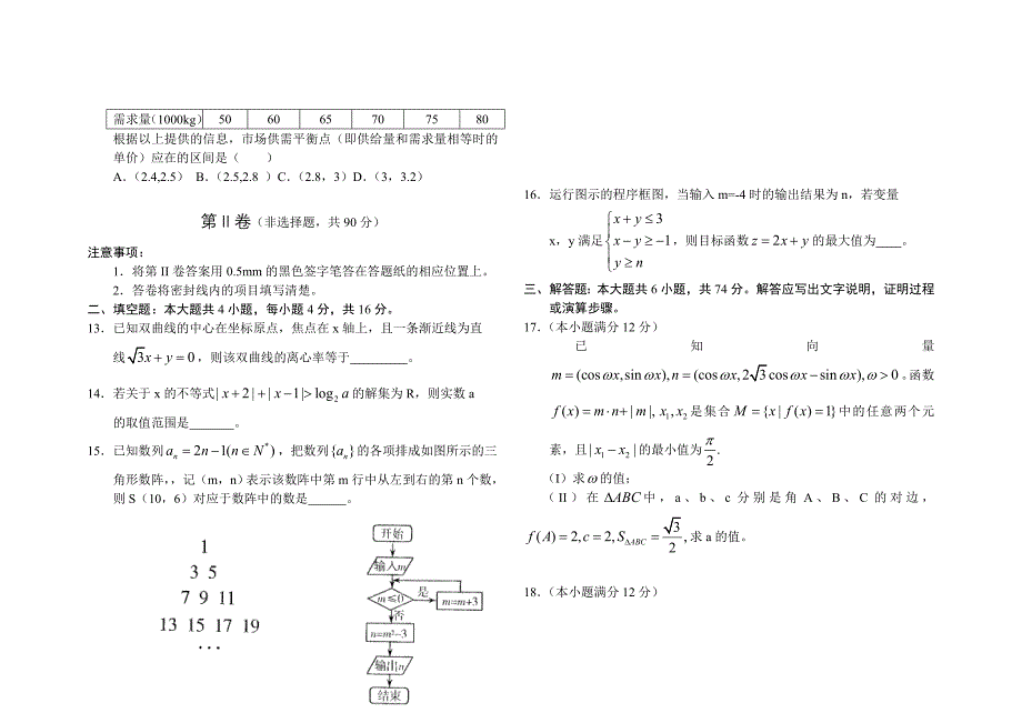 山东省潍坊市2011年高考适应性训练.doc_第3页