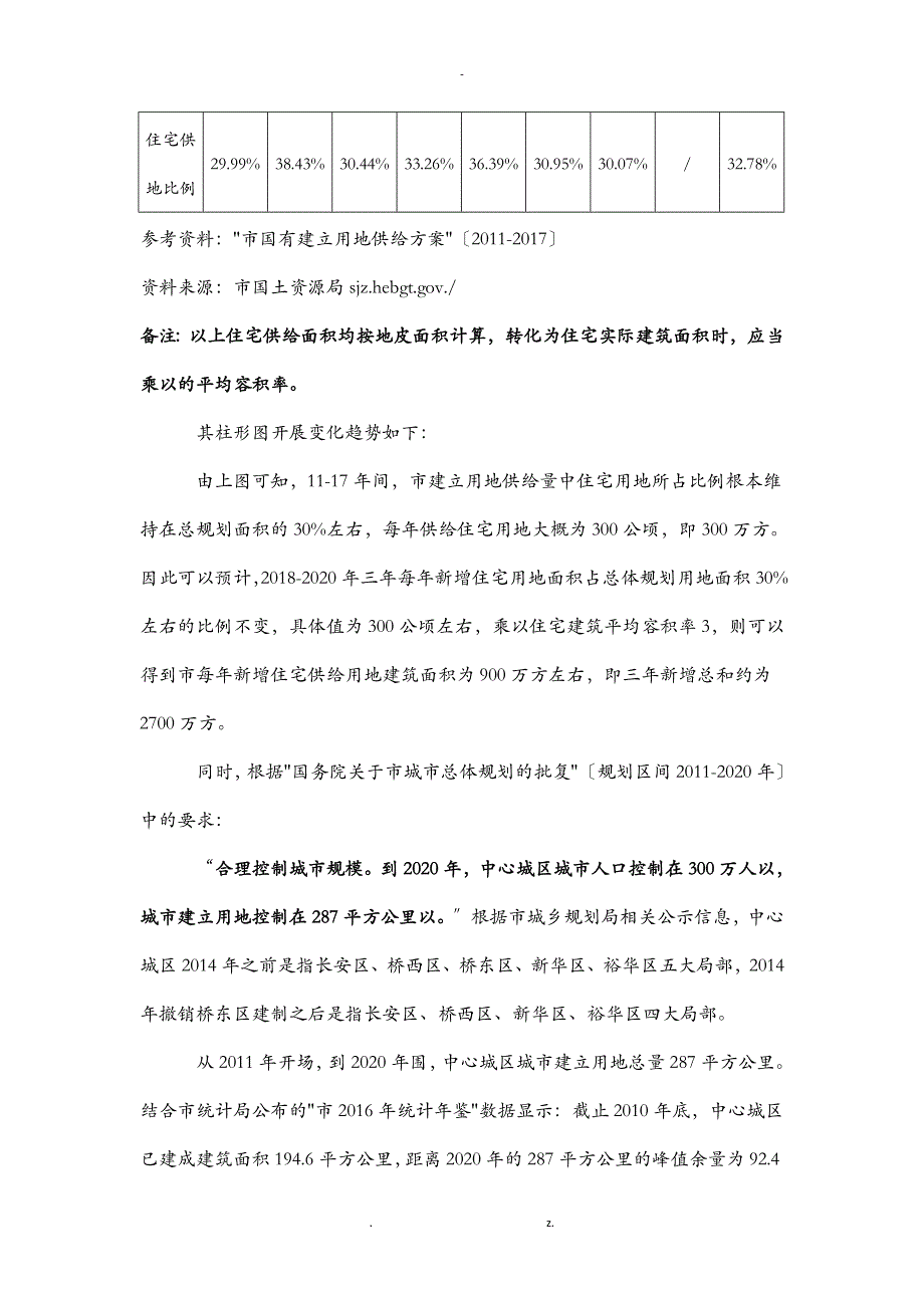 石家庄市房地产住宅市场发展数据分析实施报告_第3页