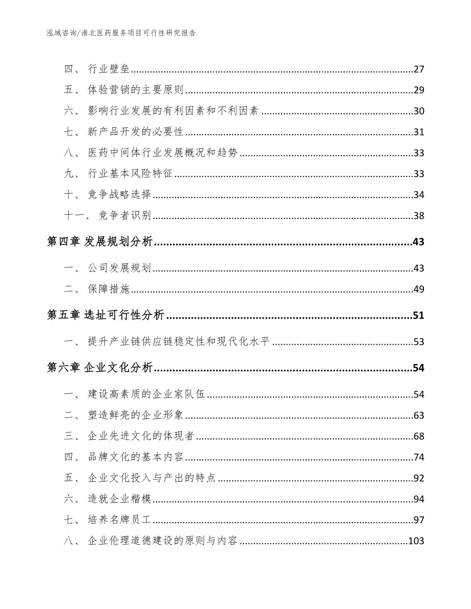 淮北医药服务项目可行性研究报告（范文参考）_第2页