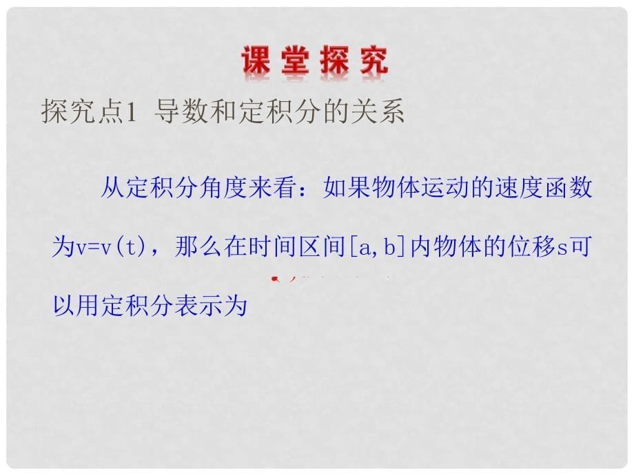 高中数学 第一章 导数及其应用 1.6 微积分基本定理课件1 新人教A版选修22_第5页