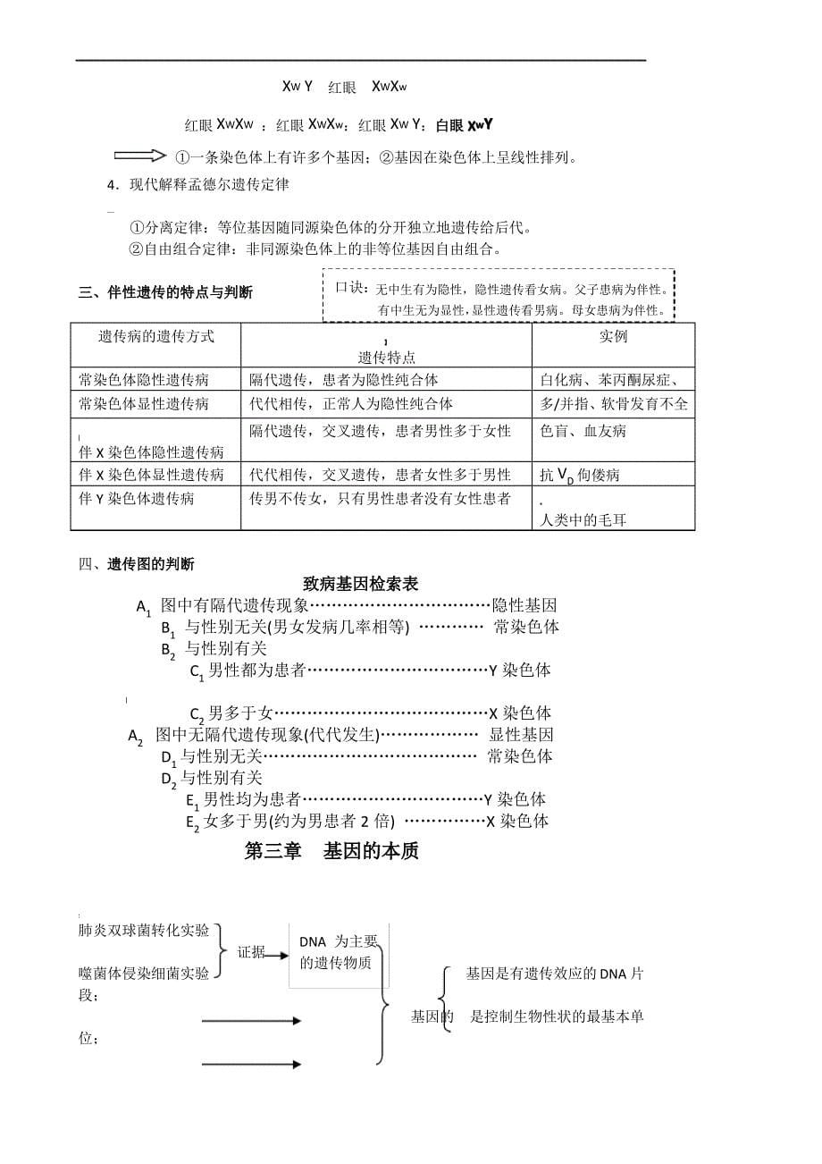 高三生物教案(20节精品)(一轮教师用)_第5页