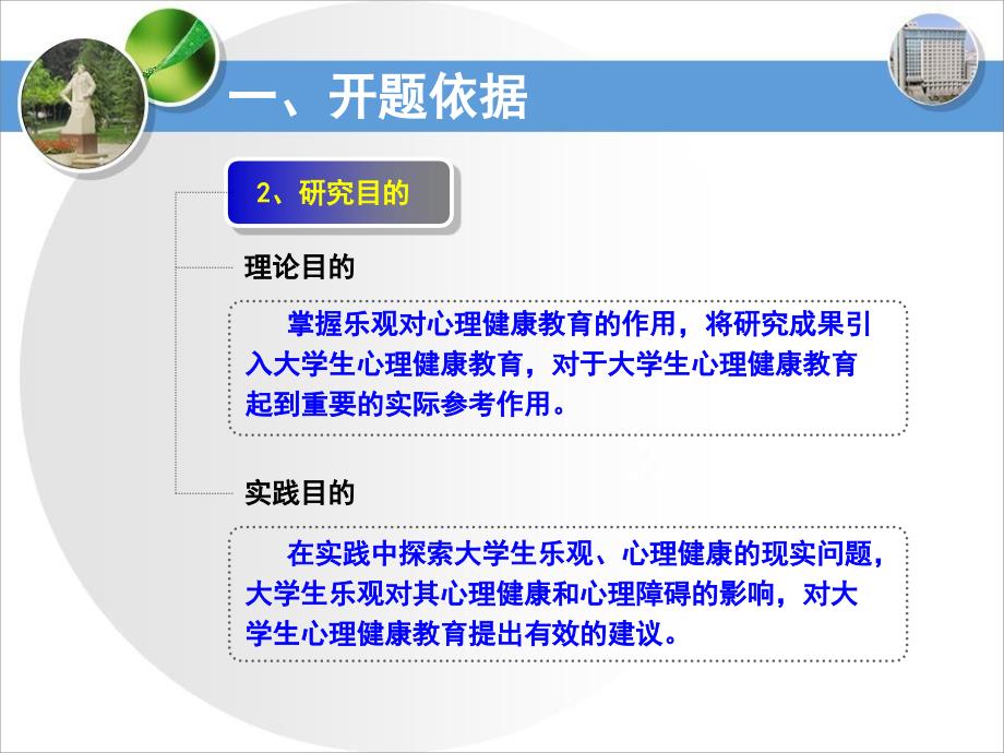 大学生乐观主义与心理健康关系研究开题报告动态PPT模板_第4页