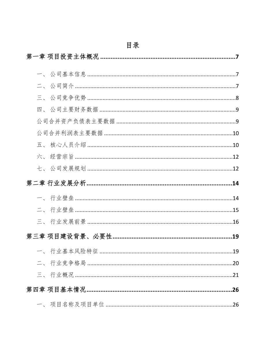 石家庄布袋项目可行性研究报告(DOC 70页)_第2页
