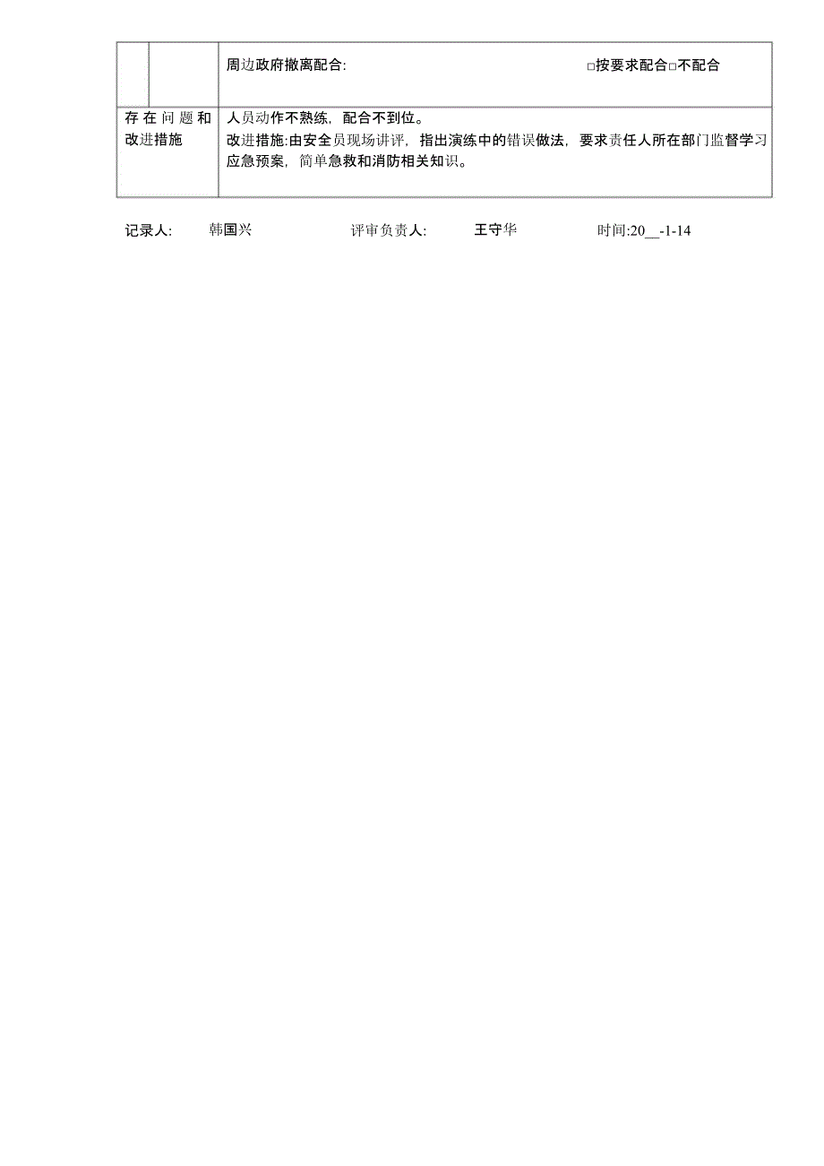 【演练方案】特种设备事故应急预案演练记_第2页