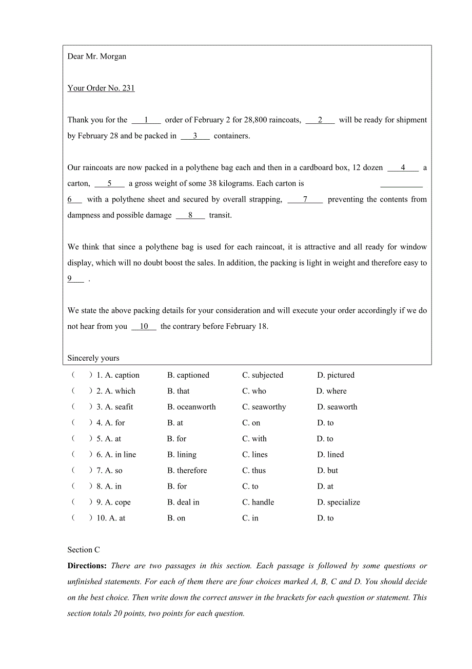 05月国际商务英语等级考试(中级)试卷及答案.doc_第3页