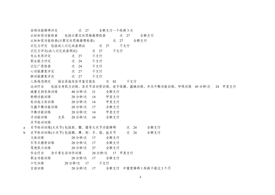 国家基本医疗保障医疗康复项目课件资料_第4页