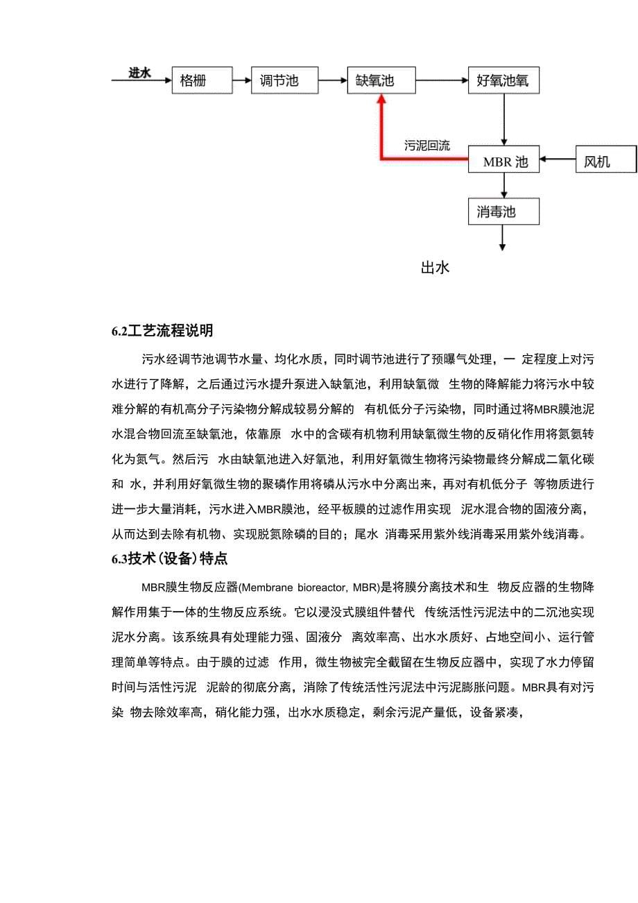 150吨AO+MBR污水处理方案_第5页