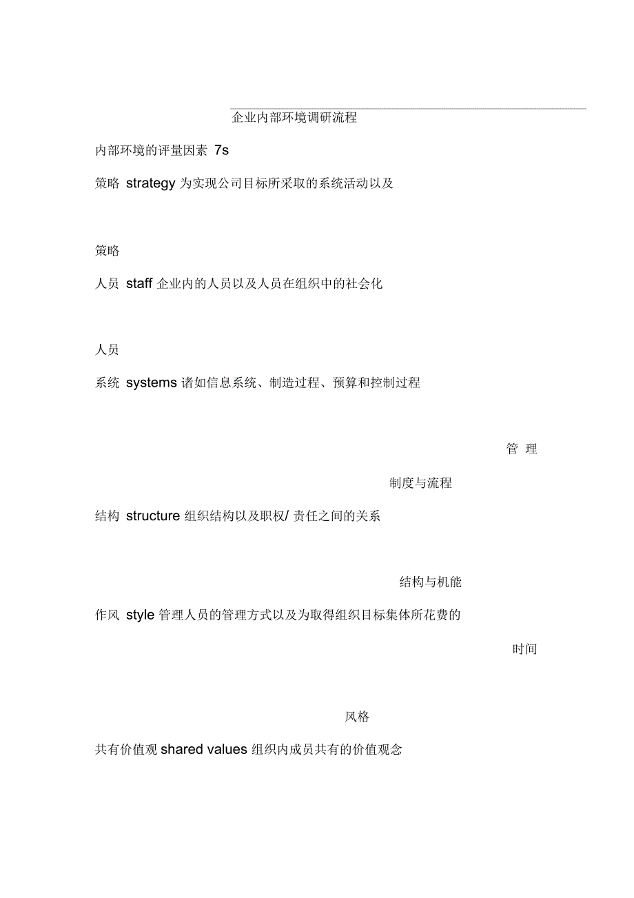 企业内部环境调研流程_第1页