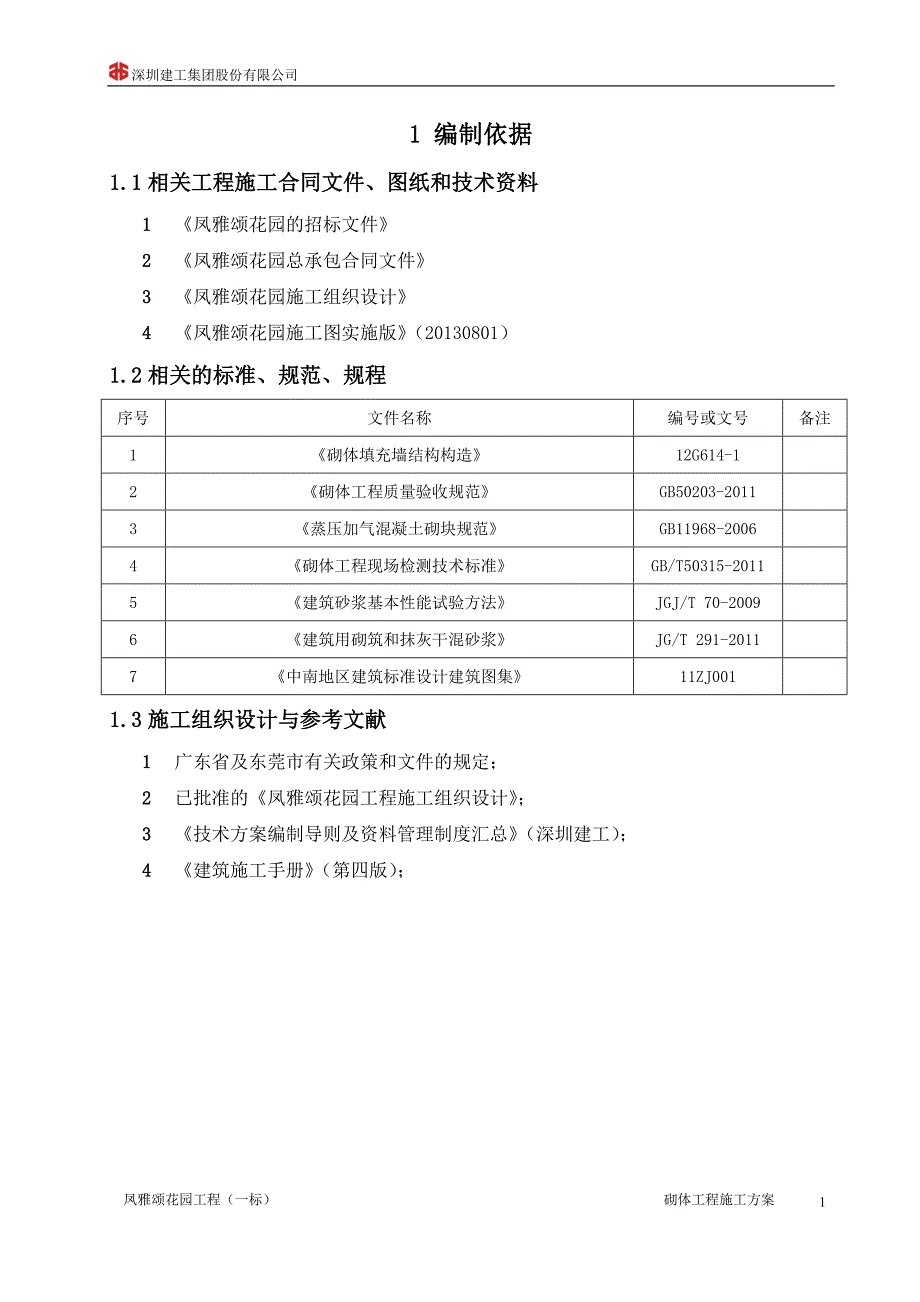 凤雅颂花园砌体工程施工方案_第3页