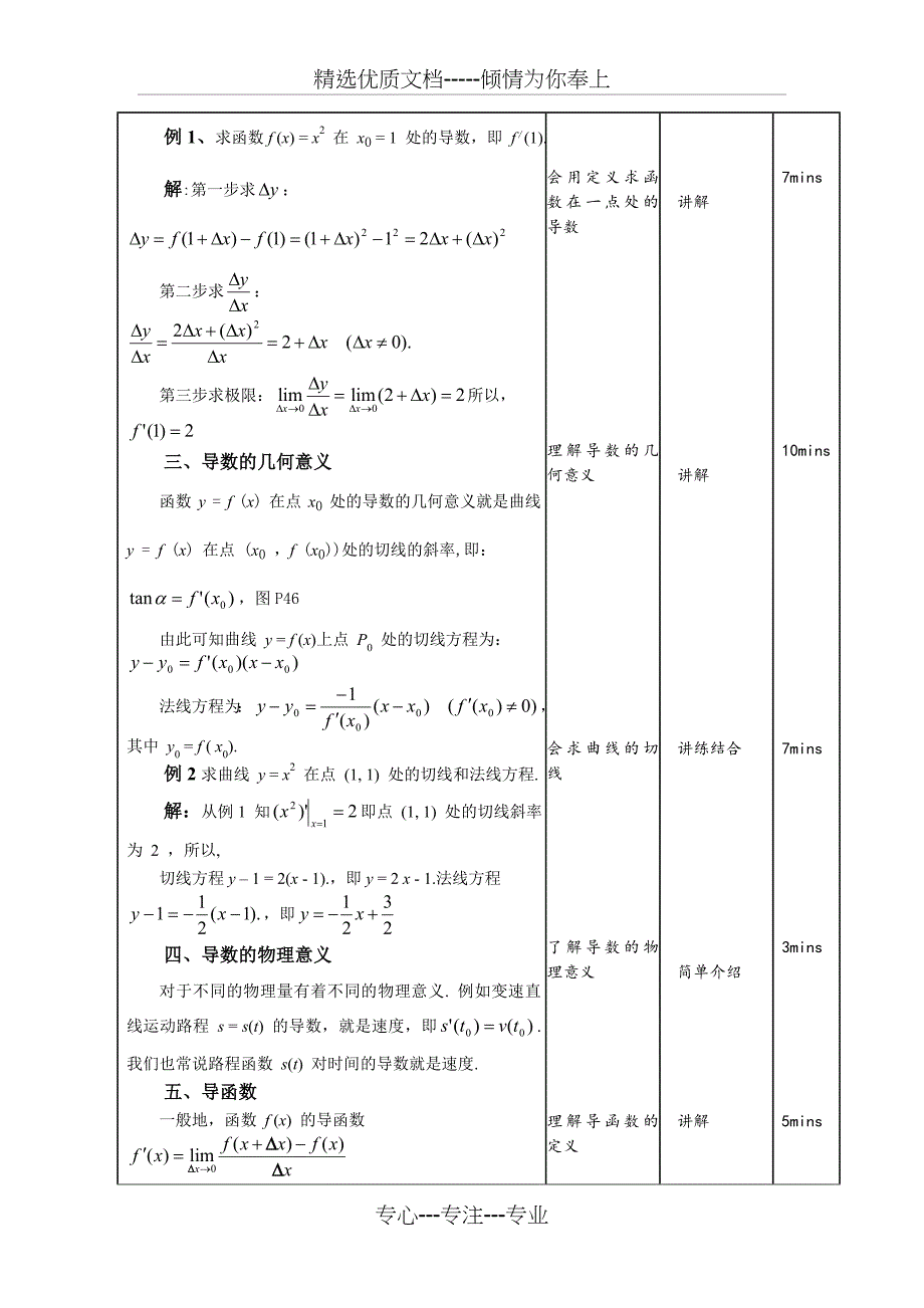 高等数学-导数的概念-教案_第4页