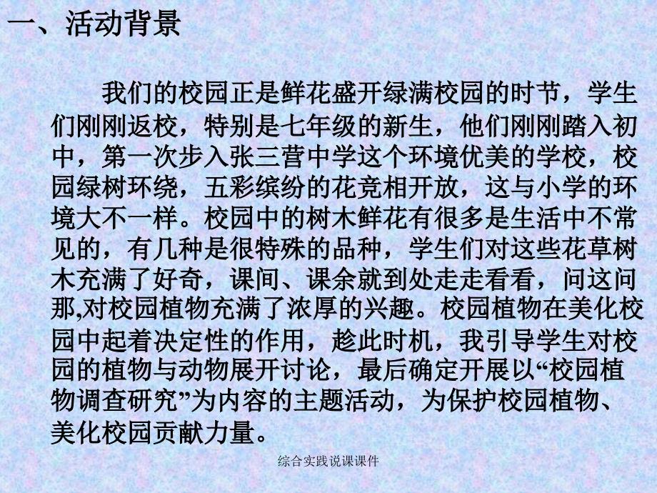 综合实践说课课件经典实用_第2页