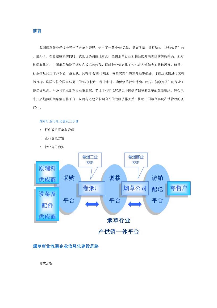 烟草行业信息化建设_第1页