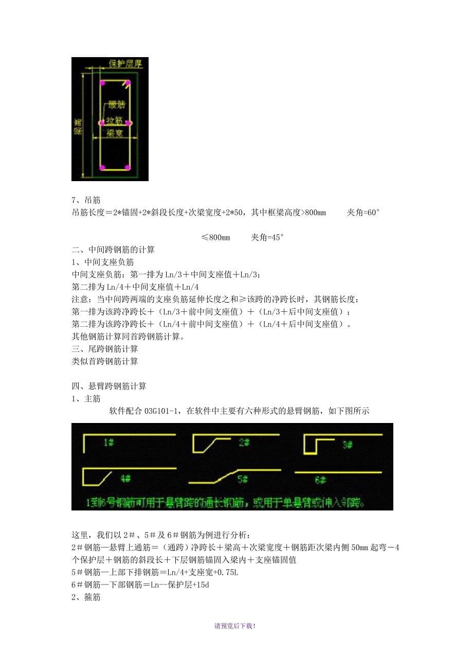 建筑施工钢筋入门识图讲解_第5页