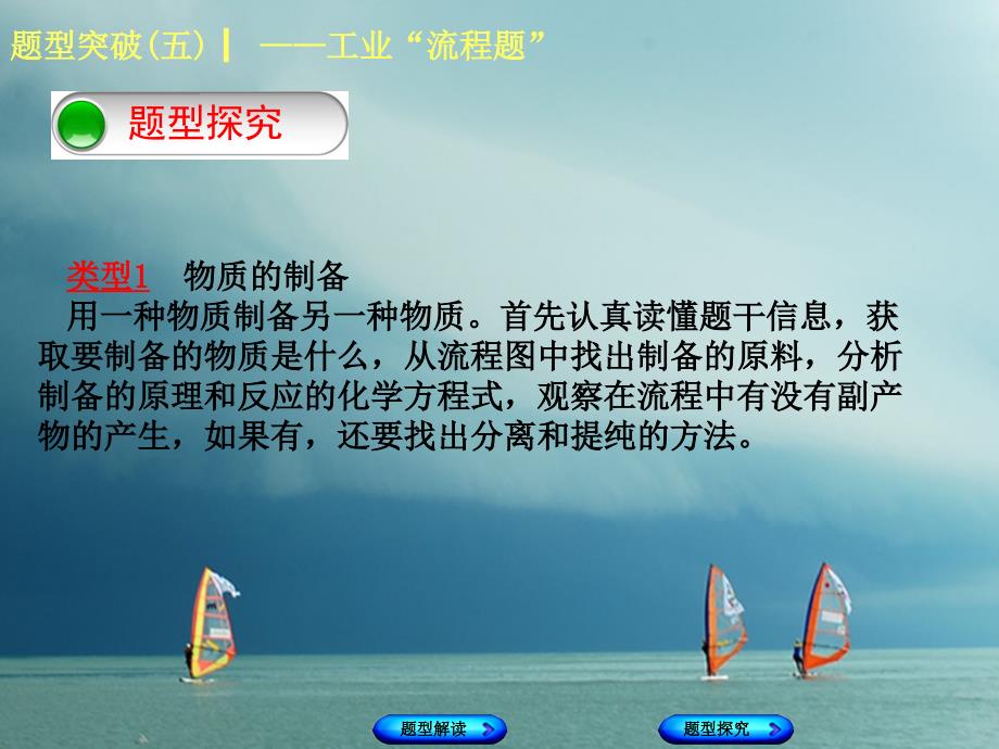 （安徽专版）2018年中考化学复习 题型突破（五）工业&amp;ldquo;流程题&amp;rdquo;课件_第4页