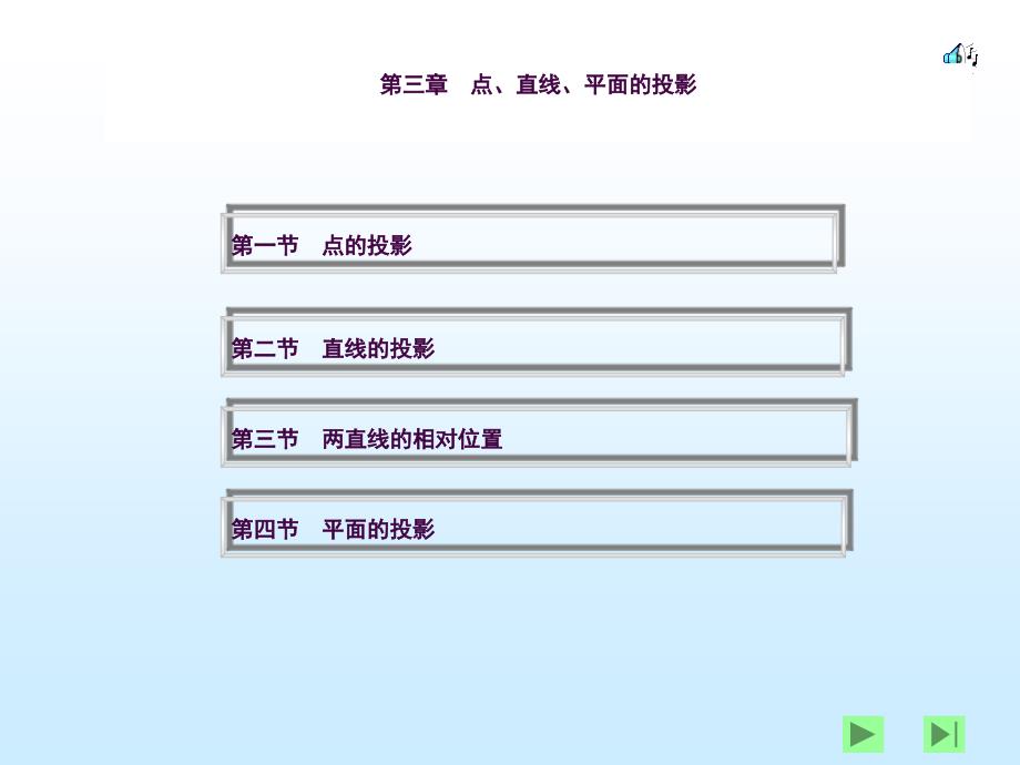 点线面的投影ppt课件_第1页