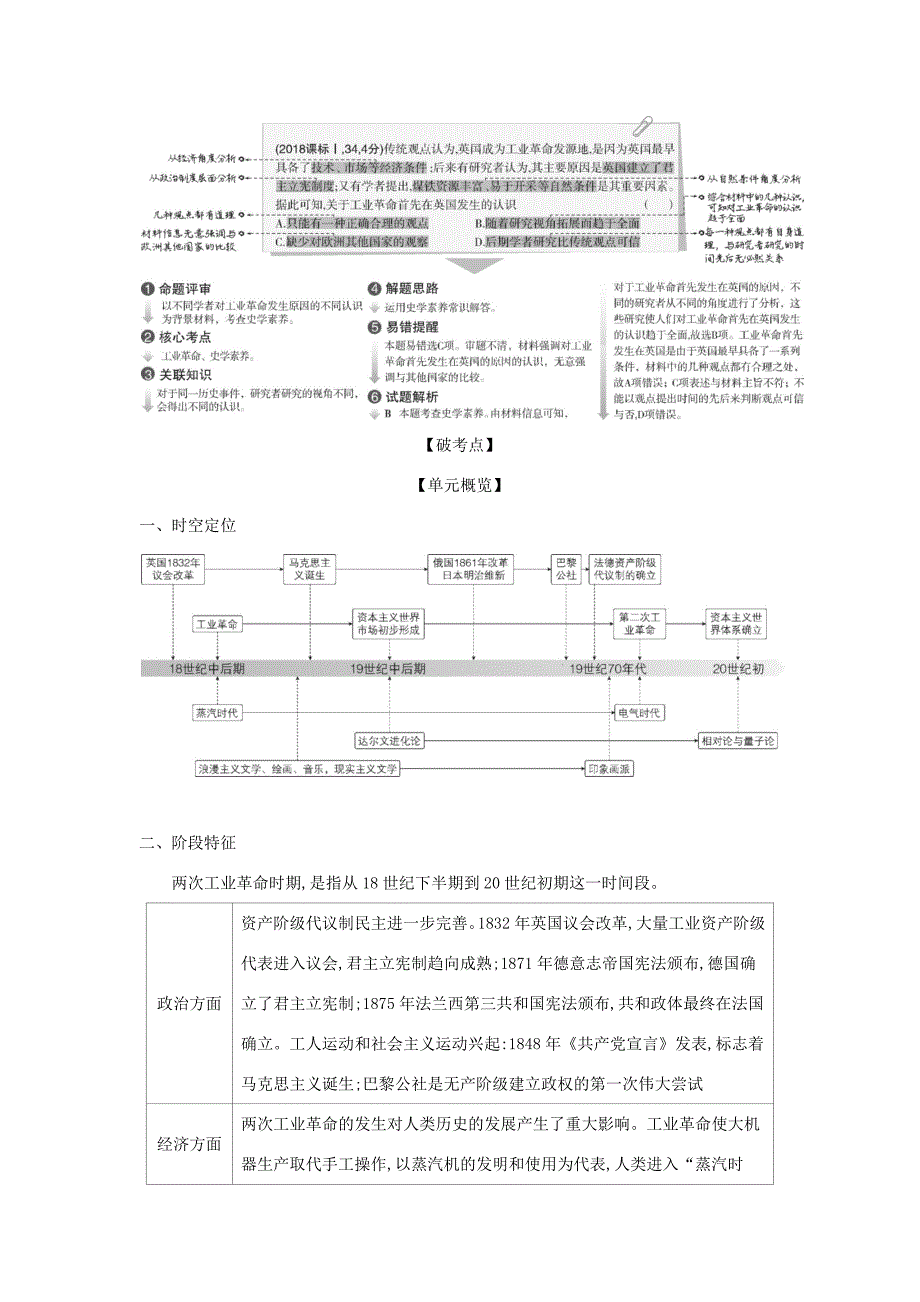 （课标专用 A版）高考历史 第十五单元 近代工业文明的兴起与发展试题-人教版高三历史试题_第3页