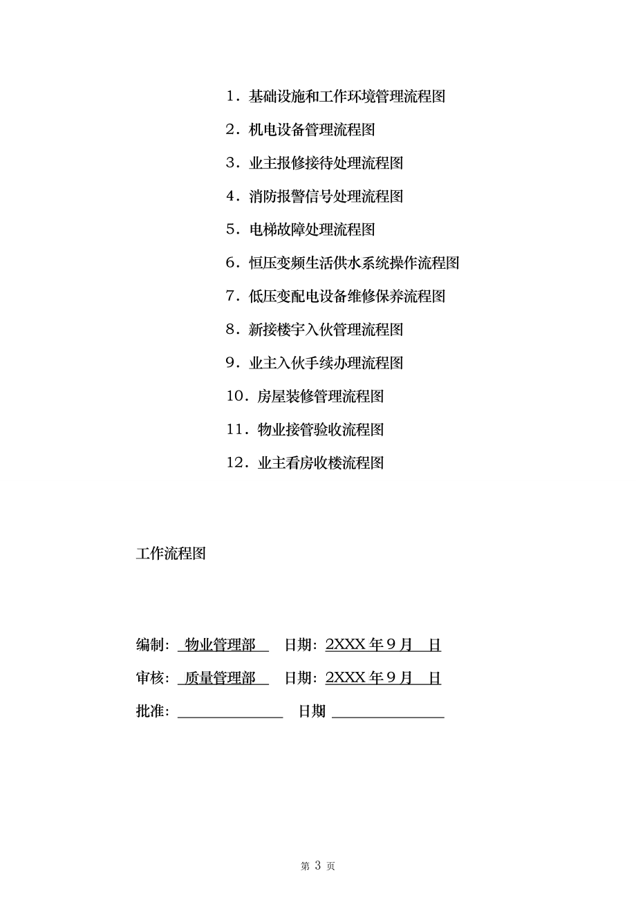 全套物业管理公司工作流程图（DOC50）_第3页