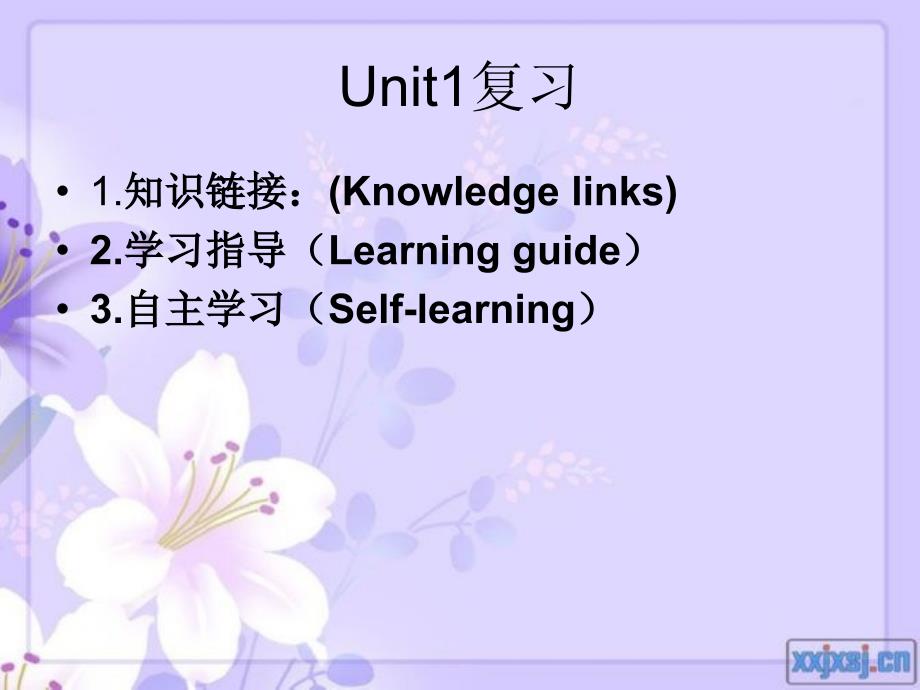 小学六年级英语上册unit1复习课件_第1页