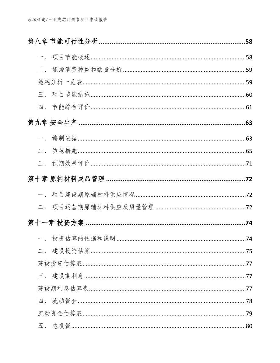 三亚光芯片销售项目申请报告_模板范本_第4页