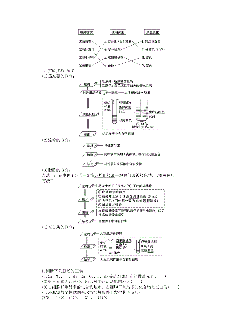 2019_2020学年高中生物21细胞中的元素和化合物学案新人教版必修12019090416.doc_第2页