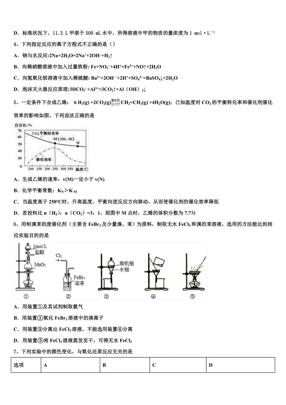 广东省省际名校2023学年化学高二下期末学业水平测试模拟试题（含解析）.doc_第2页