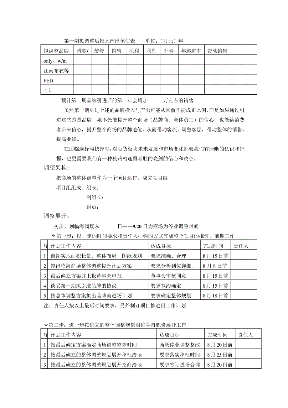 商场调整计划_第4页