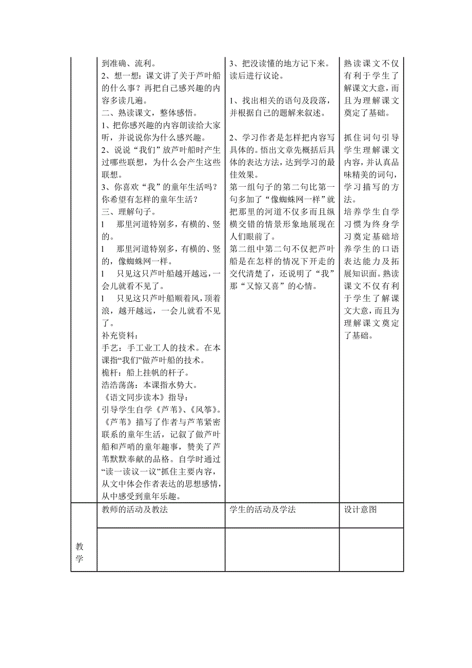 《芦叶船》教学设计.doc_第3页