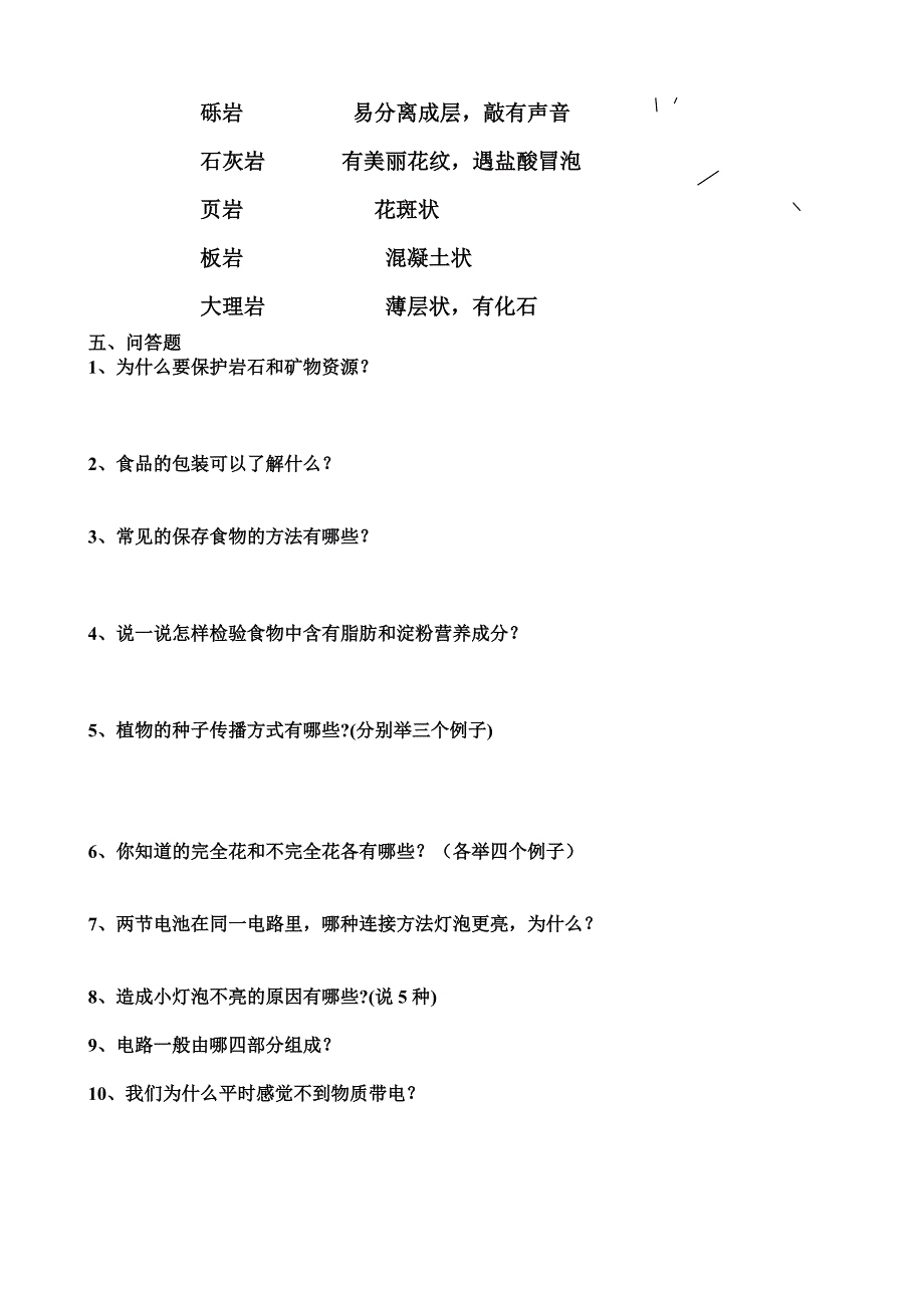 2019年小学科学四年级上册第三单元测试题.doc_第4页