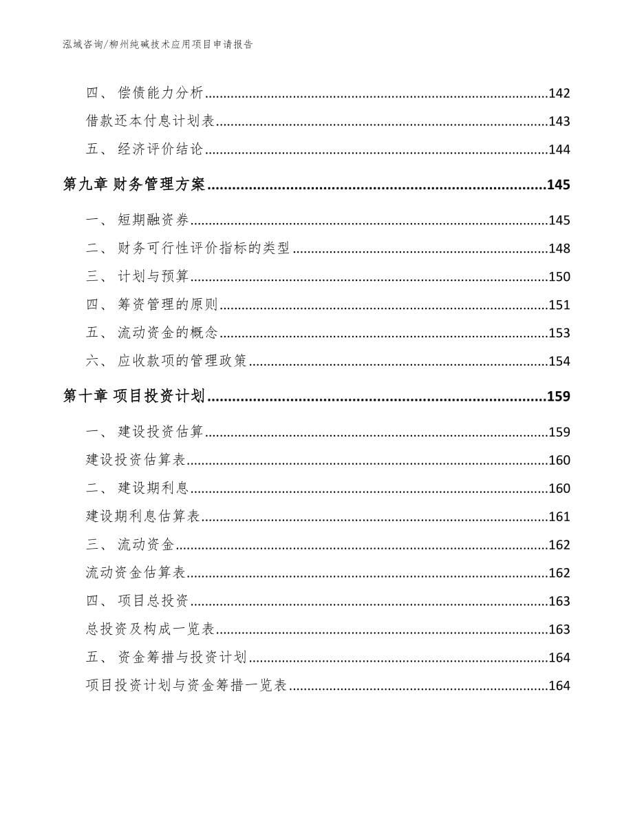 柳州纯碱技术应用项目申请报告_第5页