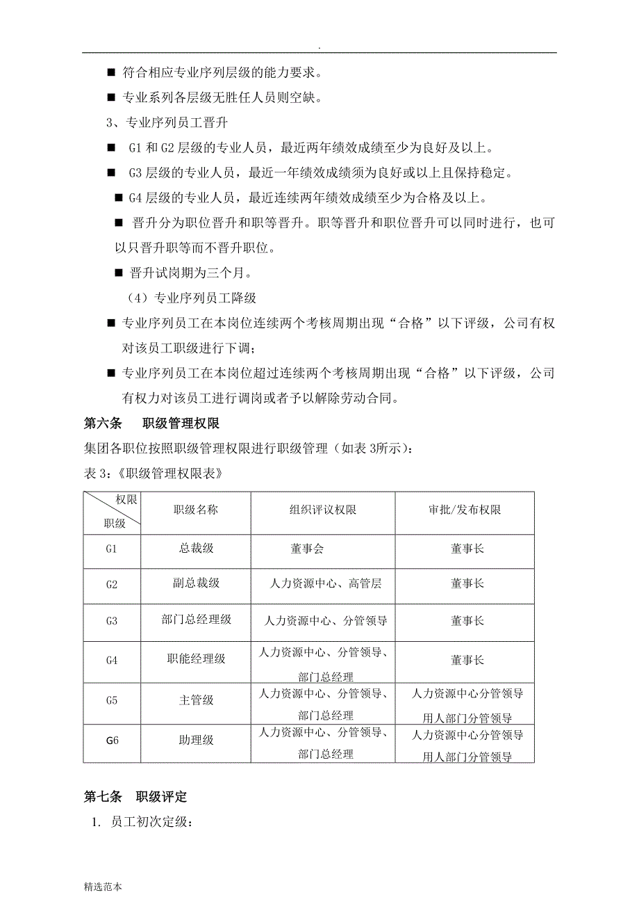 XX集团职级序列管理办法.doc_第4页