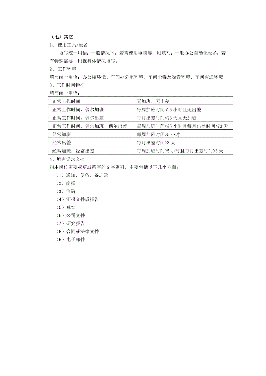 某咨询新丰化纤岗位职务说明书编写指导_第3页