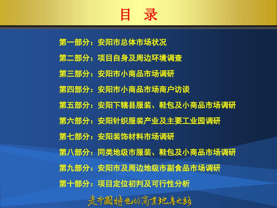 安阳华强中心商务区专业市场定位调研汇报62p_第2页