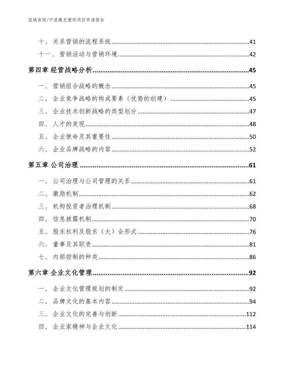 宁波激光塑形项目申请报告_第5页