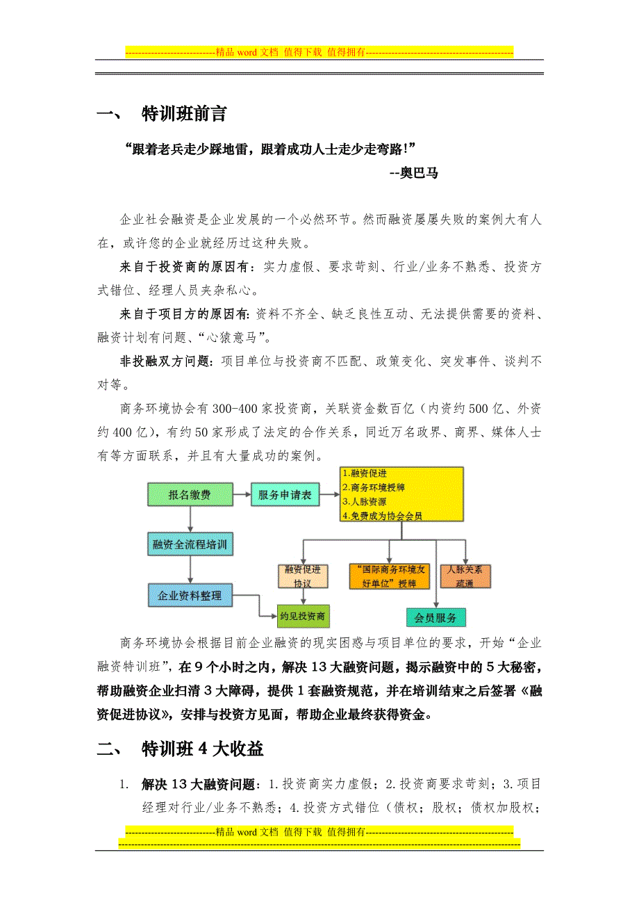 商务环境协会-融资企业特训班方案_第2页