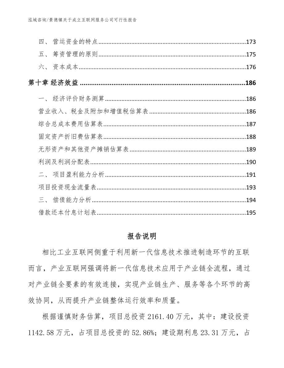 景德镇关于成立互联网服务公司可行性报告（参考模板）_第5页