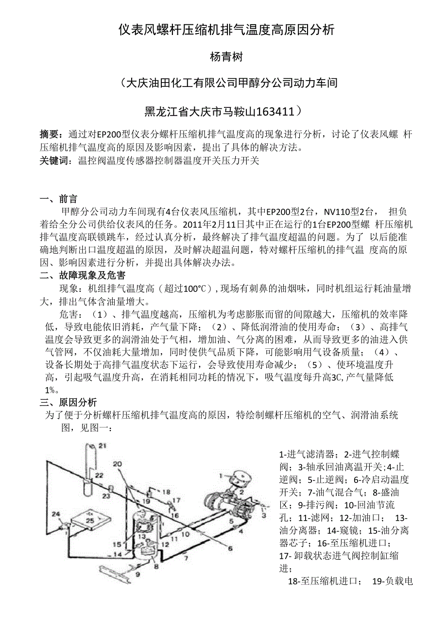 螺杆压缩机排气温度高原因分析_第2页