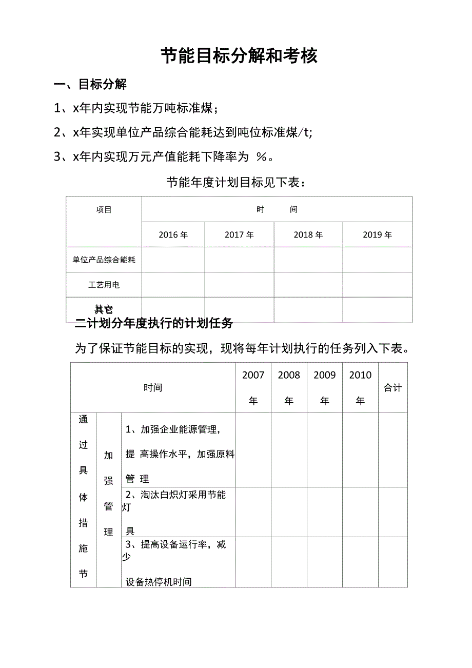 节能目标分解和考核_第1页