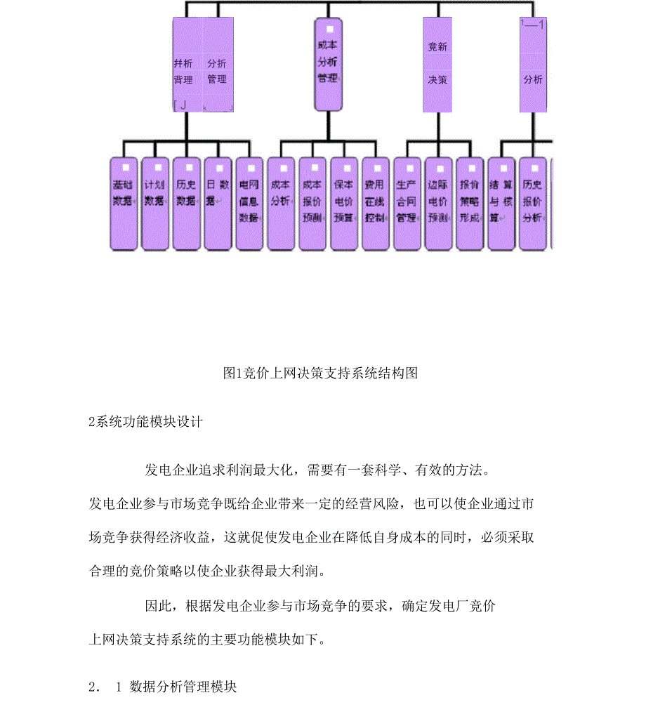 发电厂竞价上网决策支持系统设计_第3页