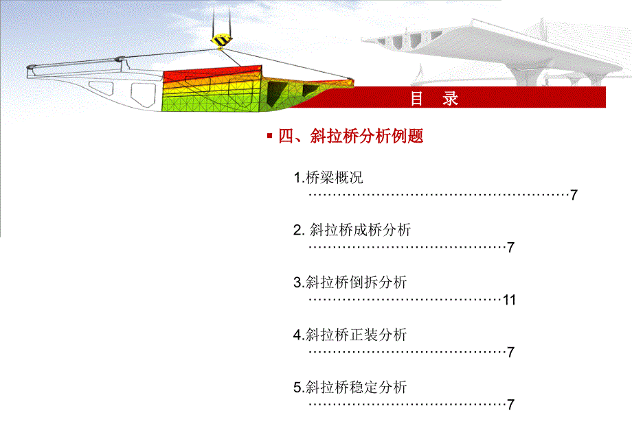 midas-Civil-2010斜拉桥专题—斜拉桥设计专题PPT优秀课件_第3页