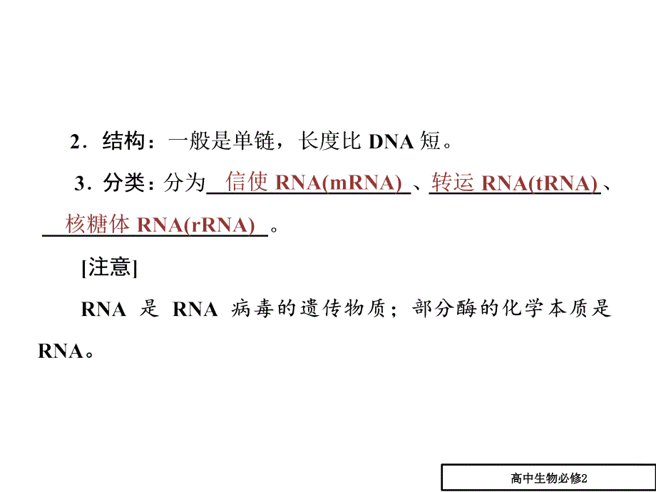 高一生物人教版必修二课件：第4章_第1节_基因指导蛋白质的合成_第4页