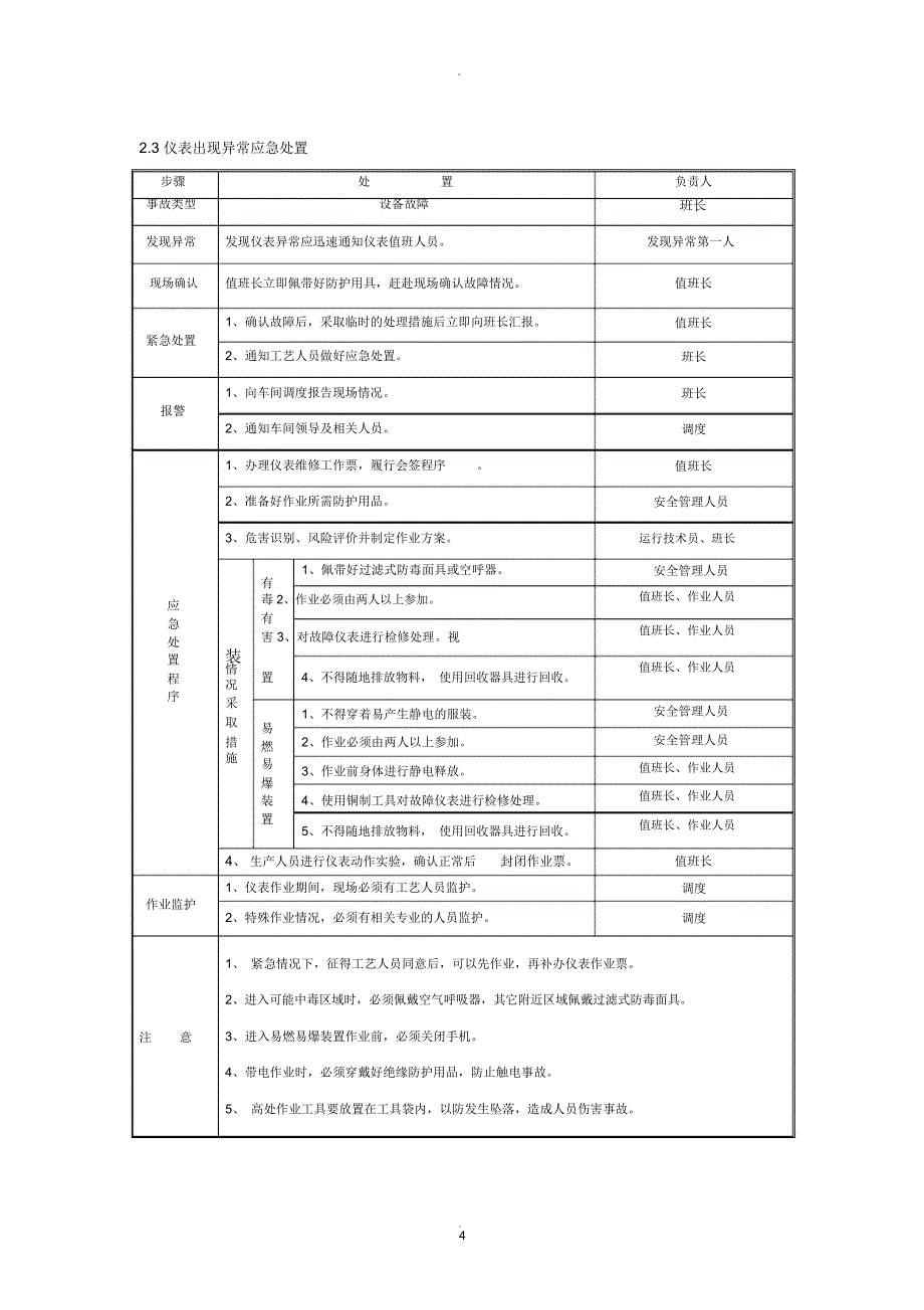 化工企业应急预案_第4页