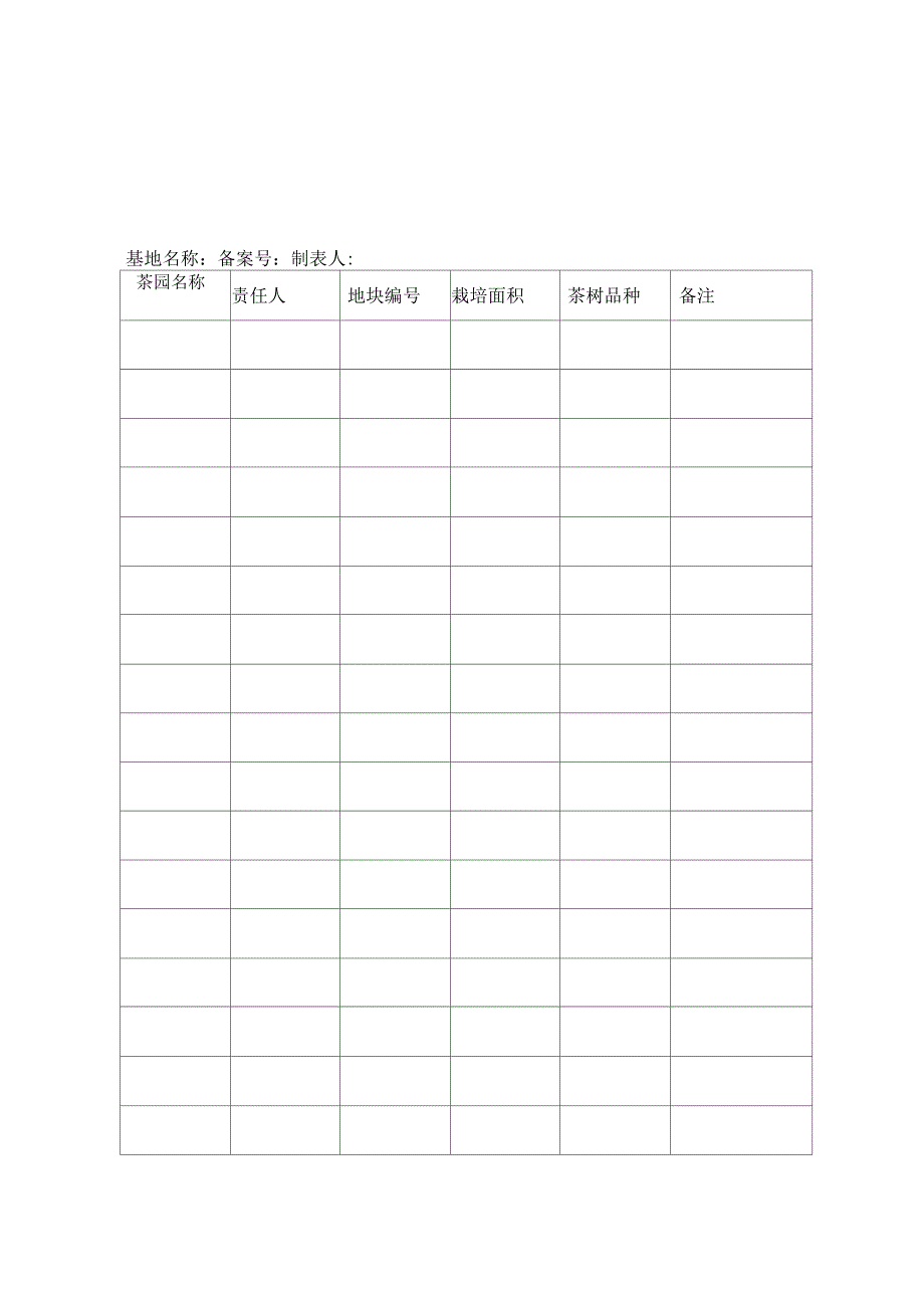 茶叶种植基地农事记录_第1页
