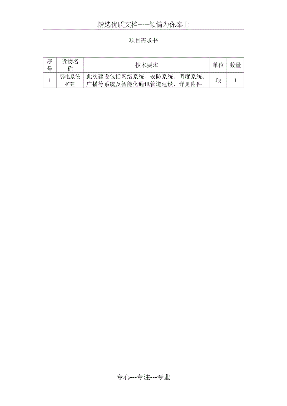 项目需求书_第1页