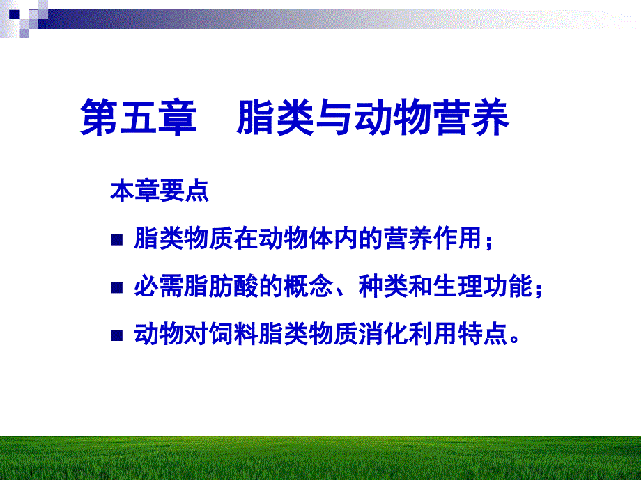 医学课件第五章脂类与动物营养_第1页