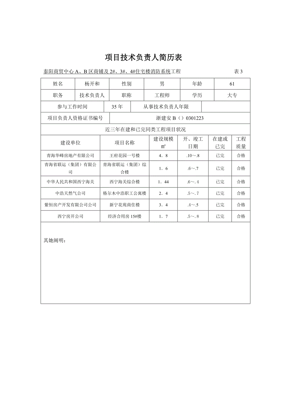 专项项目管理机构配备情况表_第3页