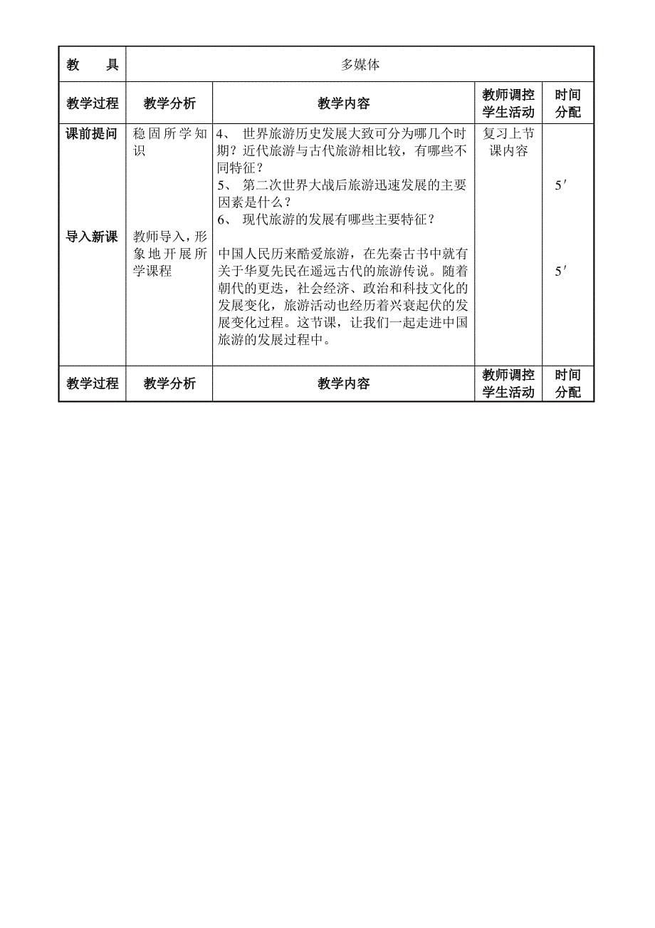 旅游概论教案——第二章_第5页