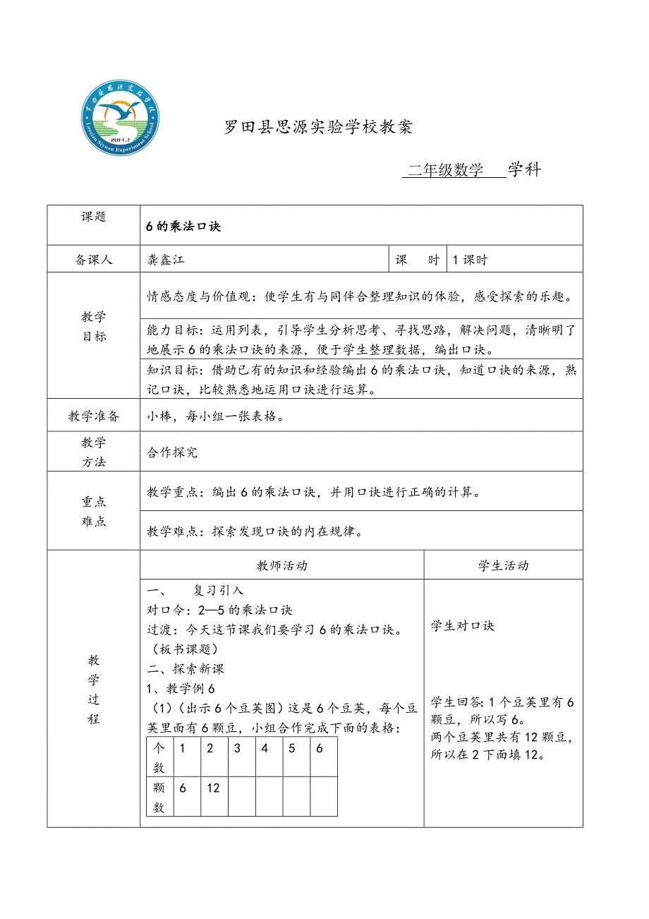 6的乘法口诀 (2)_第1页