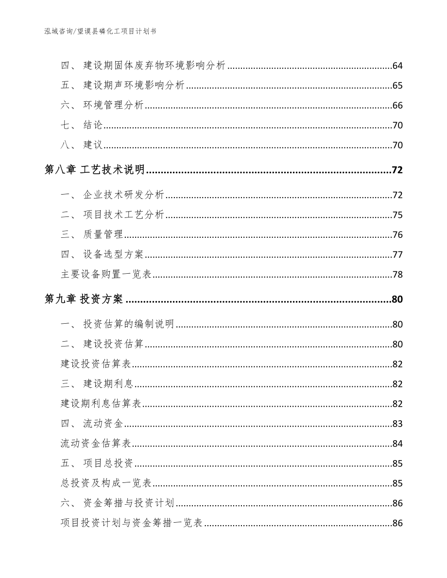 望谟县磷化工项目计划书_第3页