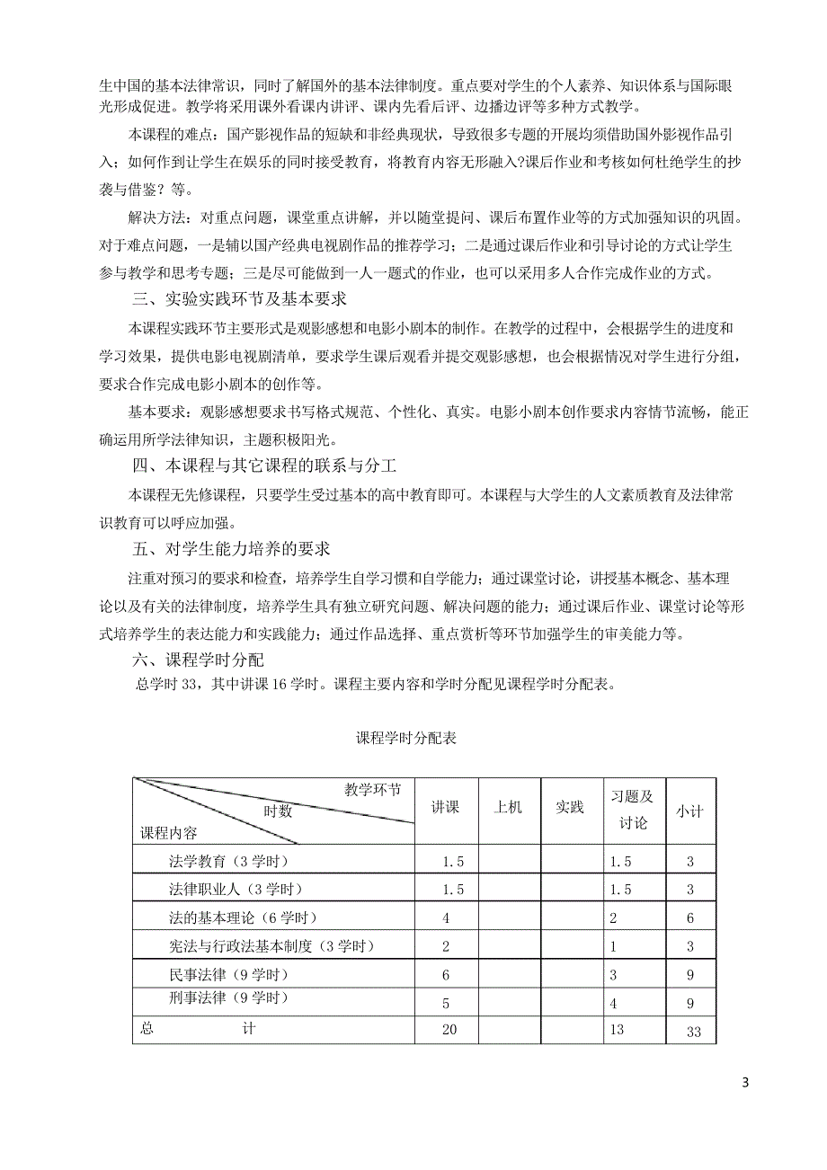 法律电影赏析教学大纲(李小红)_第3页